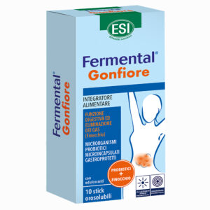 Fermental Gonfiore Integratore Per Digestione Ed Eliminazione Dei Gas 10 Stick