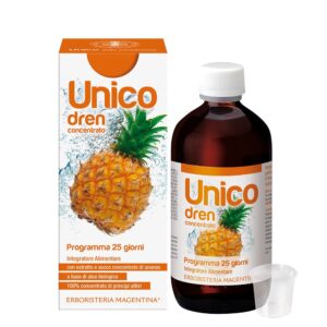 Unico Dren - con estratto e succo concentrato di Ananas 250 ml