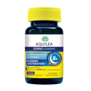 Aquilea Sonno Gummies Integratore Alimentare Sonno e Relax, 30 Gummies