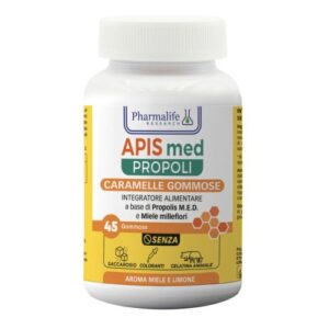 Apis Med Propoli Caramelle Miele e Limone Integratore 45 Caramelle
