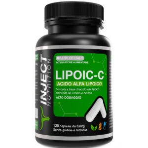 Lipoic-C a base di ALA, Cromo e Biotina (120 capsule)